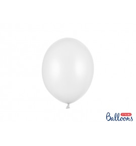 Balti balionai STRONG 23 cm (100 vnt.)