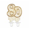 Gimtadienio žvakutė "80"